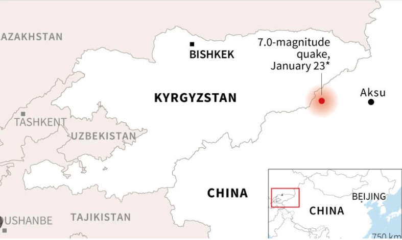 50 injured in major earthquake on China-Kyrgyzstan border