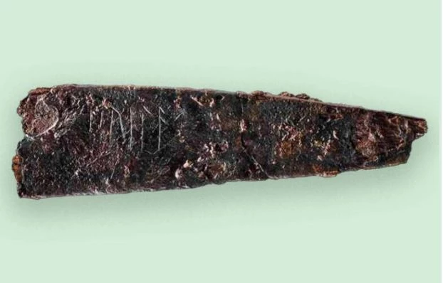 Denmark's oldest writing found on 2,000-year-old knife