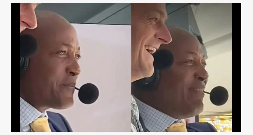 Adam Gilchrist hugs crying Brian Lara over West Indies victory after 24 years