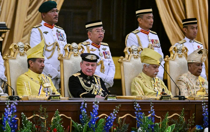 Malaysia installs outspoken motorcycle-riding king