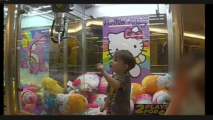 Australian toddler rescued from arcade claw machine