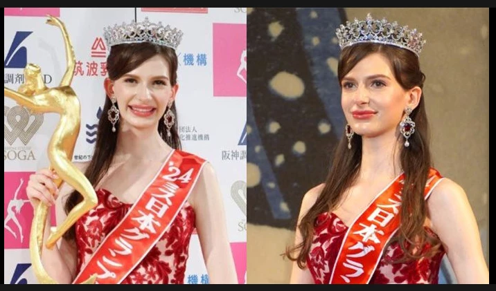 Miss Japan gives up crown after affair