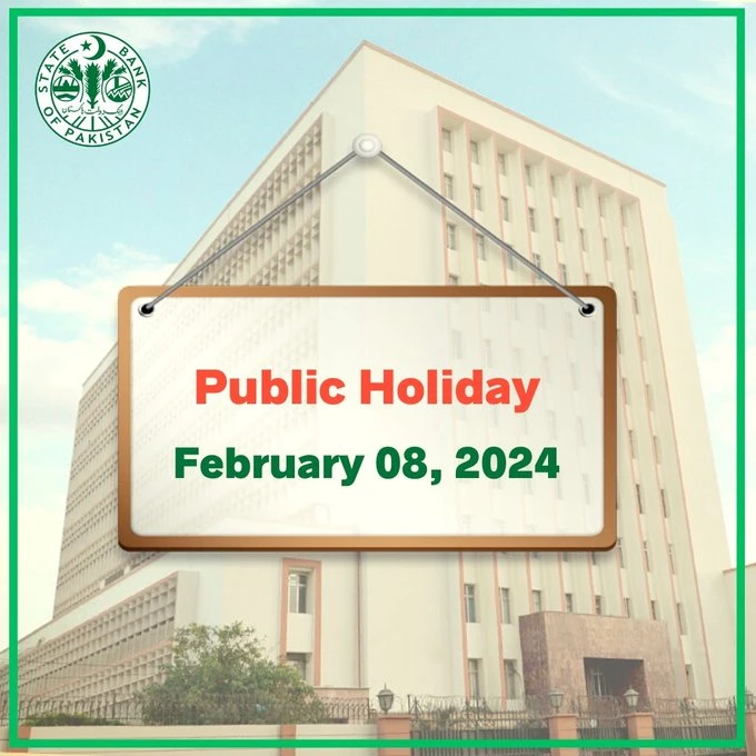 SBP announces public holiday on Feb 8