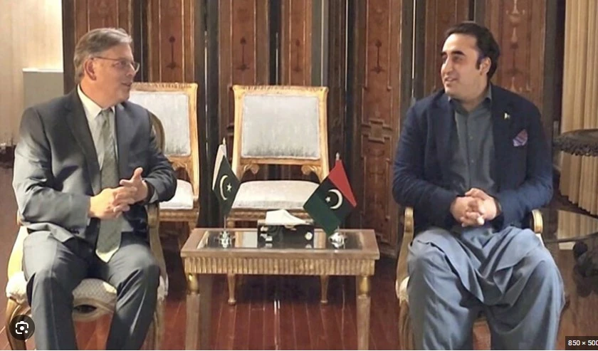 Bilawal Bhutto, US envoy Blome discuss elections outcome