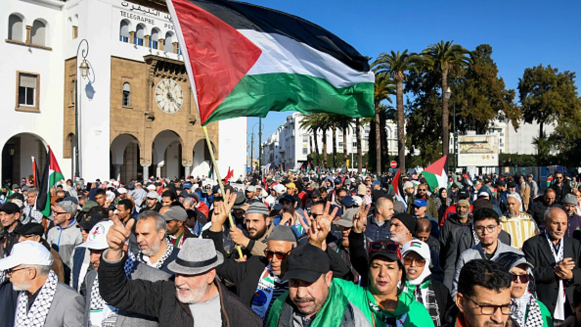 Thousands in Morocco protest ties with 'genocidal' Israel