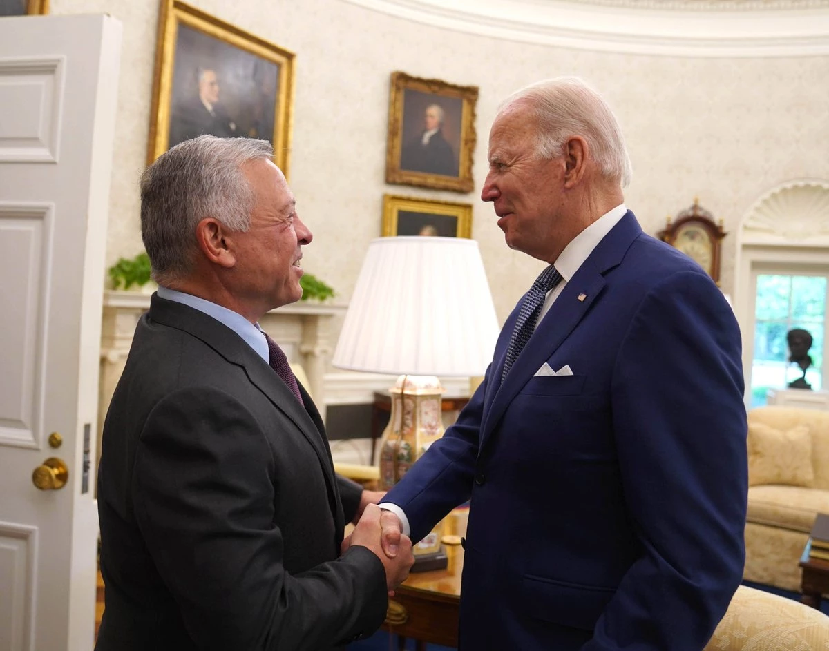 Biden hosts Jordan king for talks on Israel-Hamas war