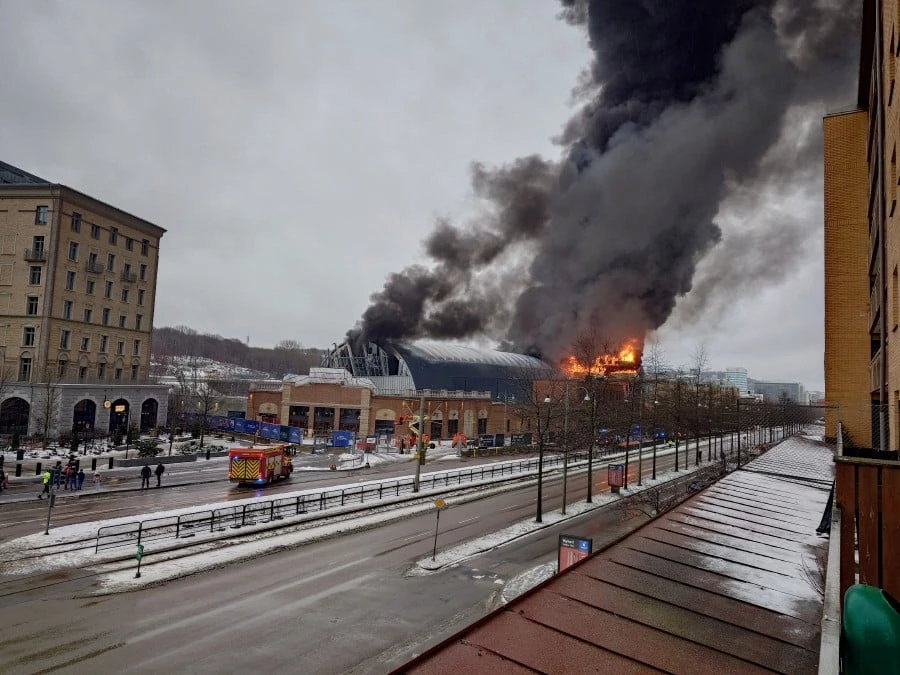 Major fire at Sweden's biggest amusement park