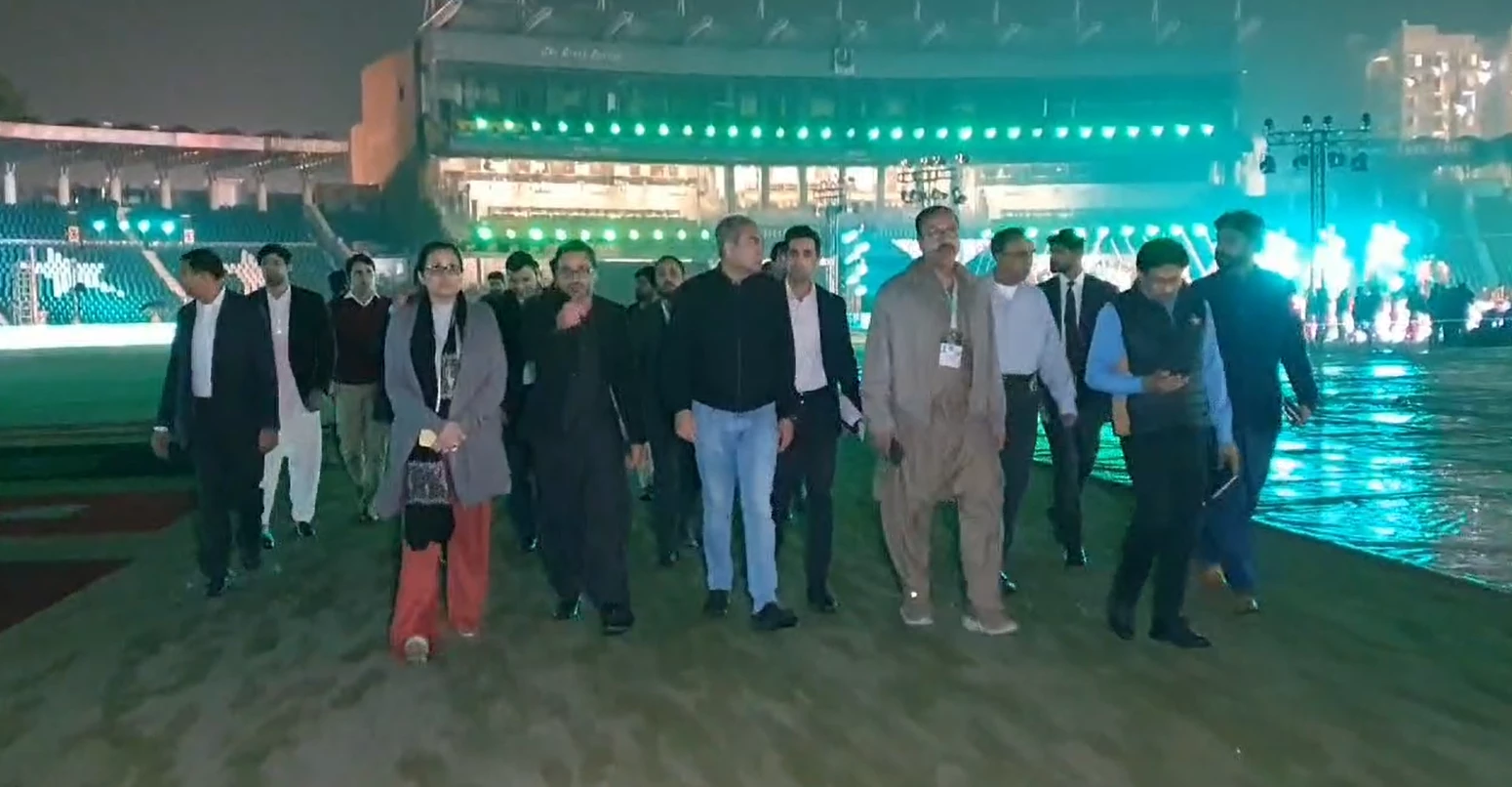 Mohsin Naqvi visits Gaddafi Stadium to review PSL 9 preparations