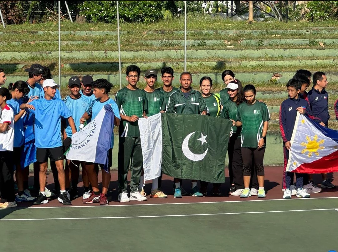 Pakistani junior tennis teams of boys and girls reached Sri Lanka