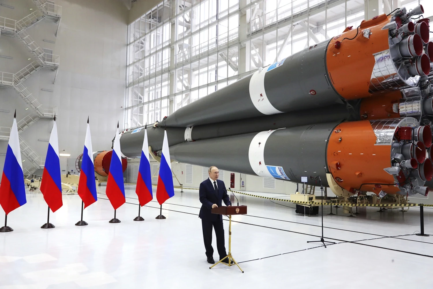 Putin says 'categorically against' putting nuclear weapons in space