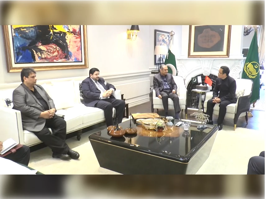 Mohsin Naqvi meets Iranian and Chinese Consul Generals