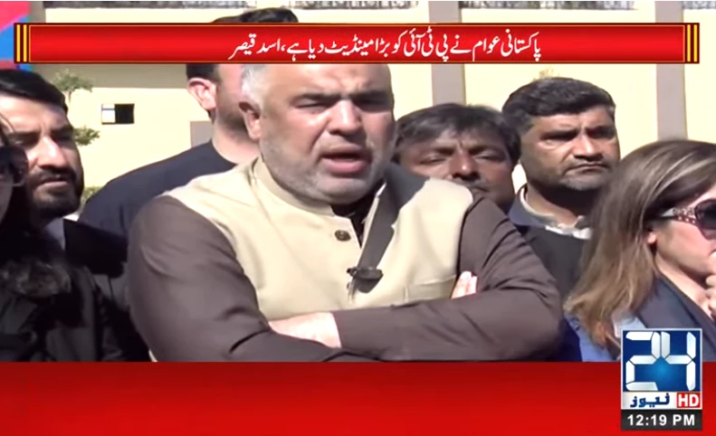 Asad Qaiser accused PML-N of trying to ‘buy’ PTI-supported poll winners