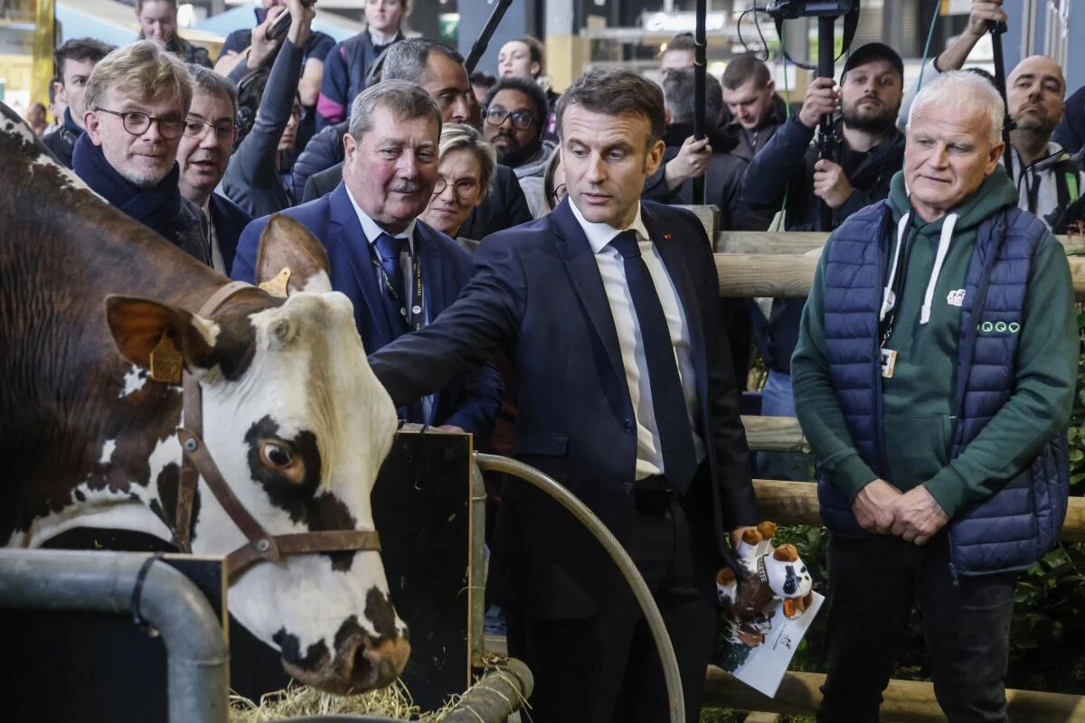 Macron opens agricultural show to whistles from protesters