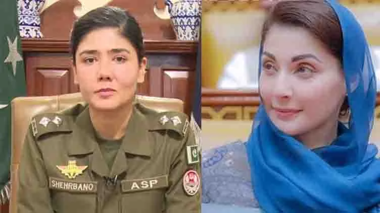 Maryam Nawaz showers loads of praise on ASP Shehrbano for rescuing woman from mob