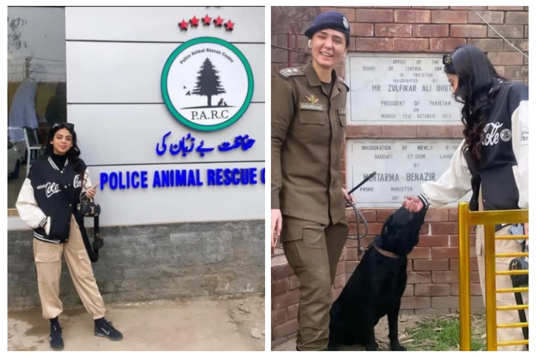 Yashma Gill becomes ambassador of Police Animal Rescue Centre, meets ASP Shehrbano