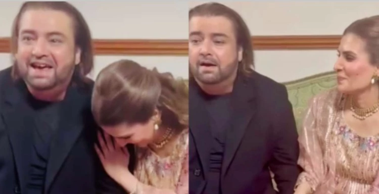 Ahmed Jahanzeb's live serenade for Resham leaves everyone spellbound