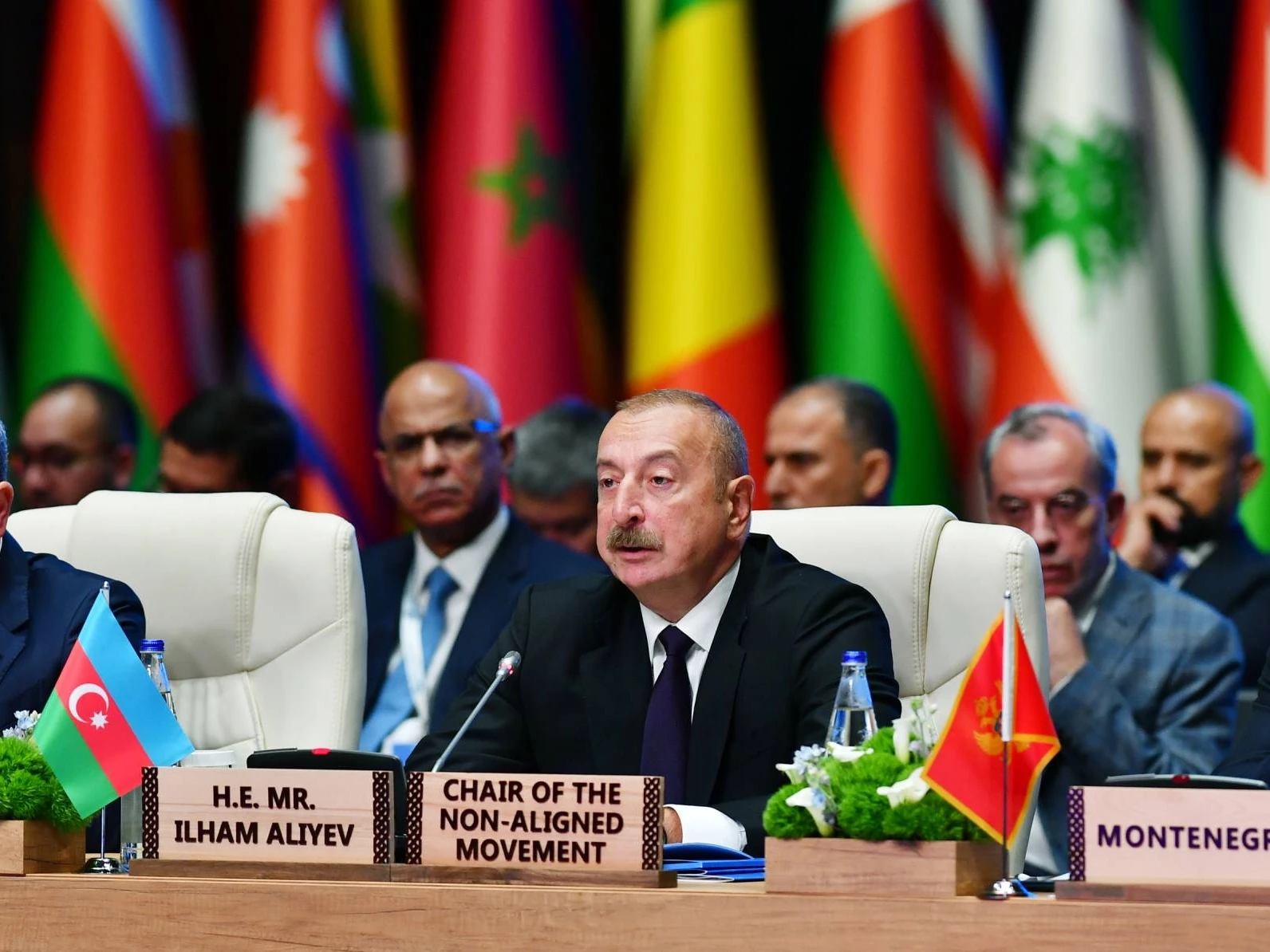 Azerbaijan leader says EU, France 'demonising' his country