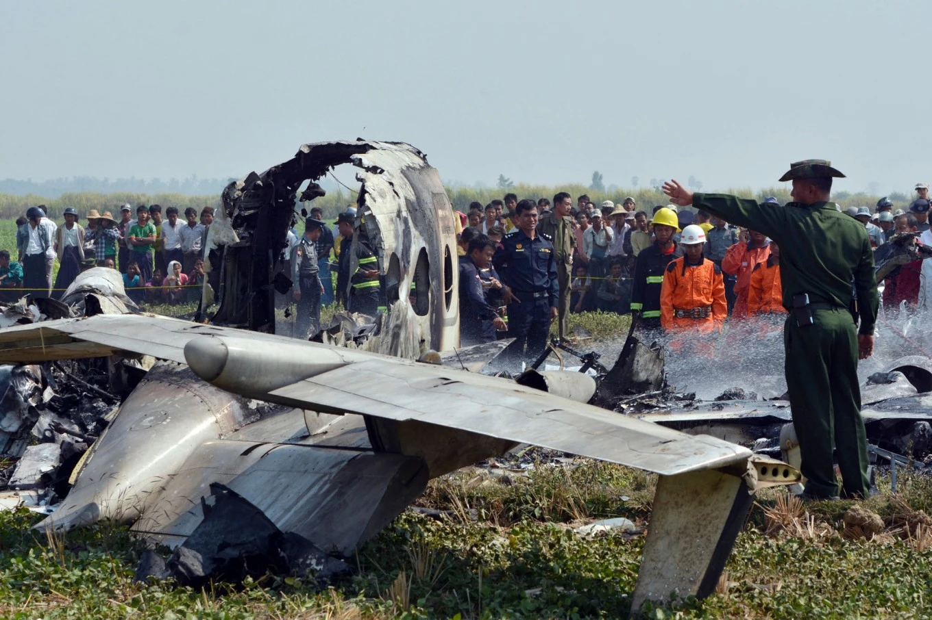 Myanmar military jet crashes due to technical failure