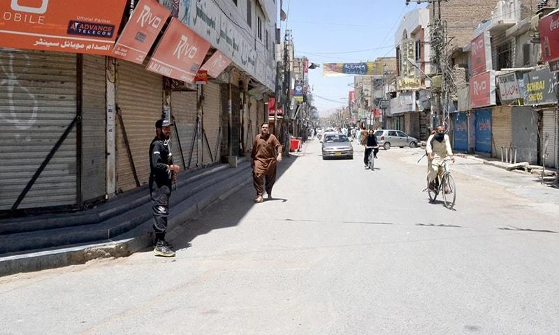 Shutterdown strike against raid on Achakzai's house continues in Quetta