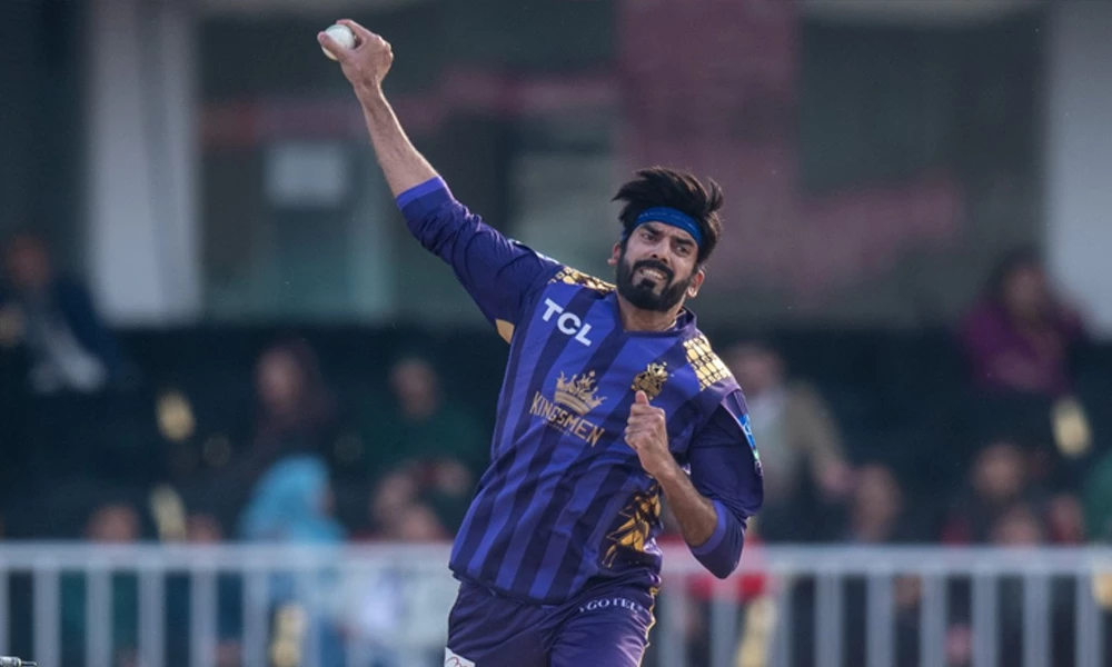 Usman Tariq’s bowling action under scrutiny in PSL 9