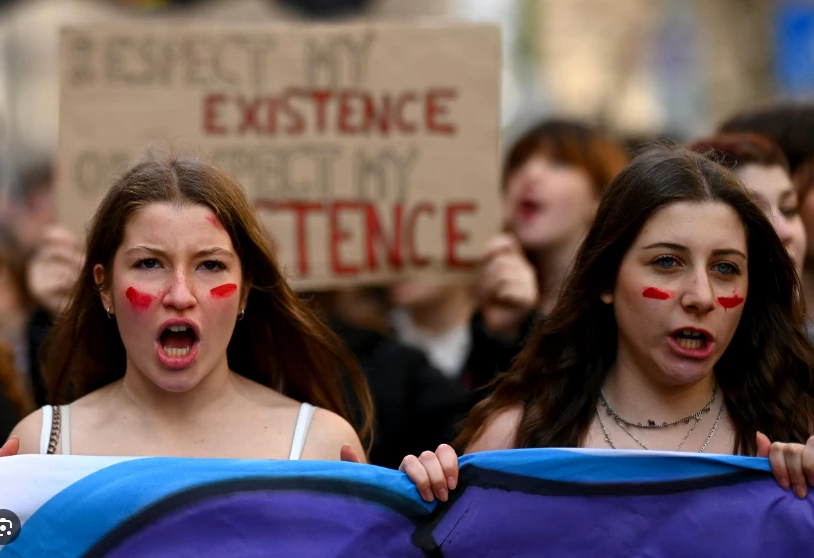 International Women's Day marked on the streets and in the courts