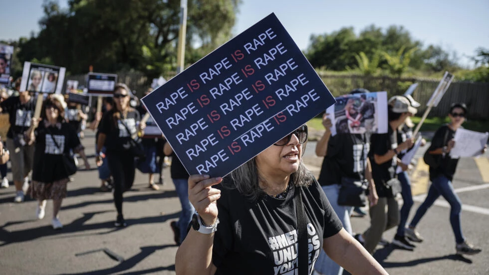 South African Jewish women march against abuse of Gaza hostages