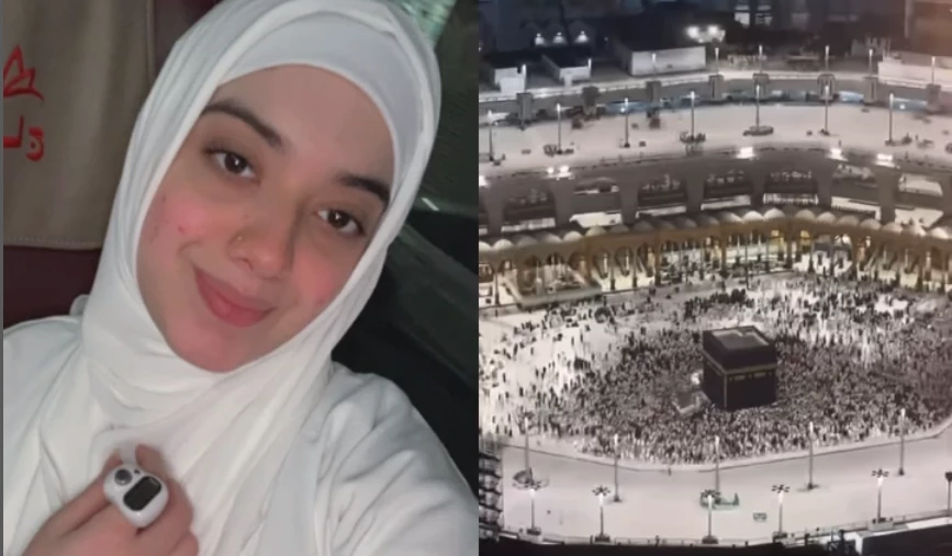 Arisha Razi Khan performs Umrah