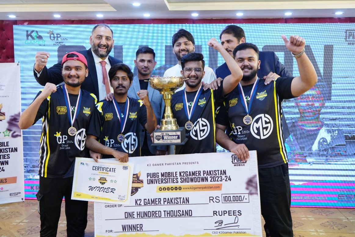 Metershot eSports prove mettle at PUBG Mobile K2 Gamer Pakistan Universities Showdown 2023-24