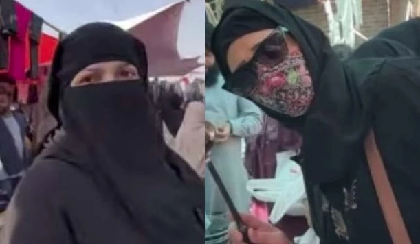 Pakistani celebrities spotted at Sunday bazaars in Burqa