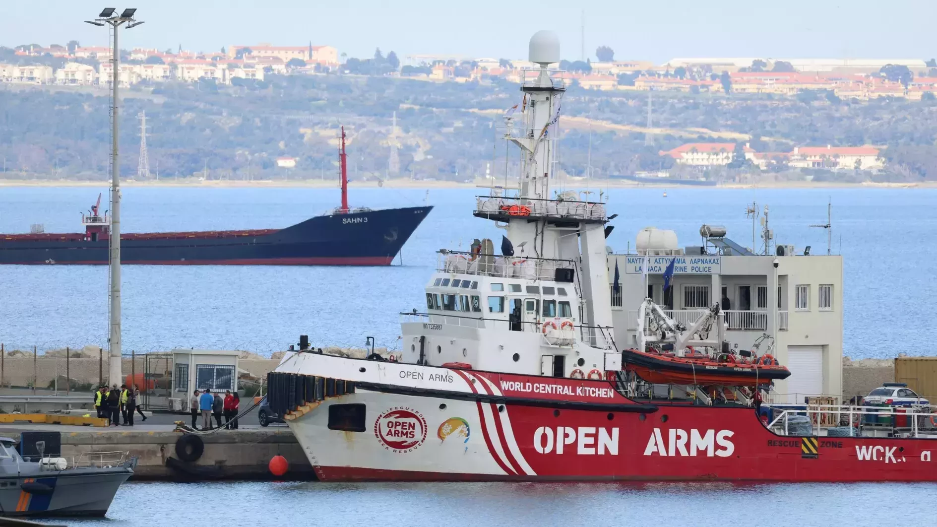 First aid vessel leaves Cyprus for war-torn Gaza