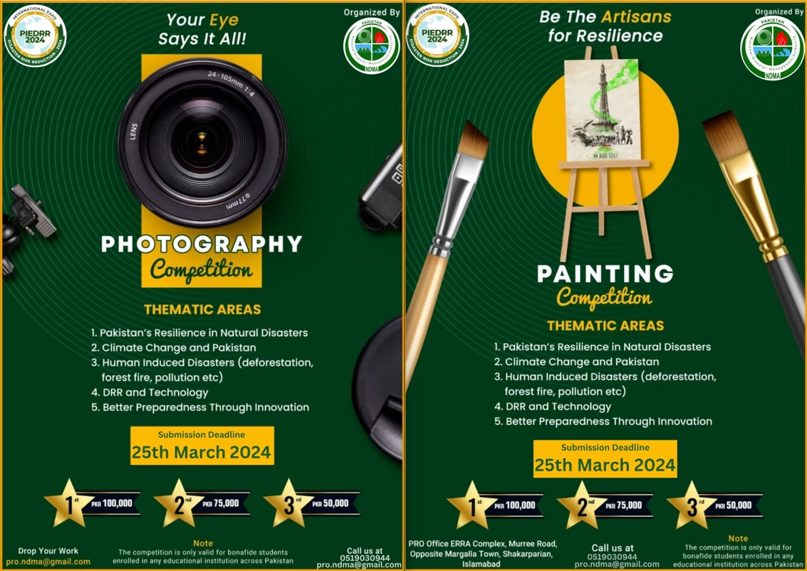 NDMA announces artwork competition aiming to create disaster awareness