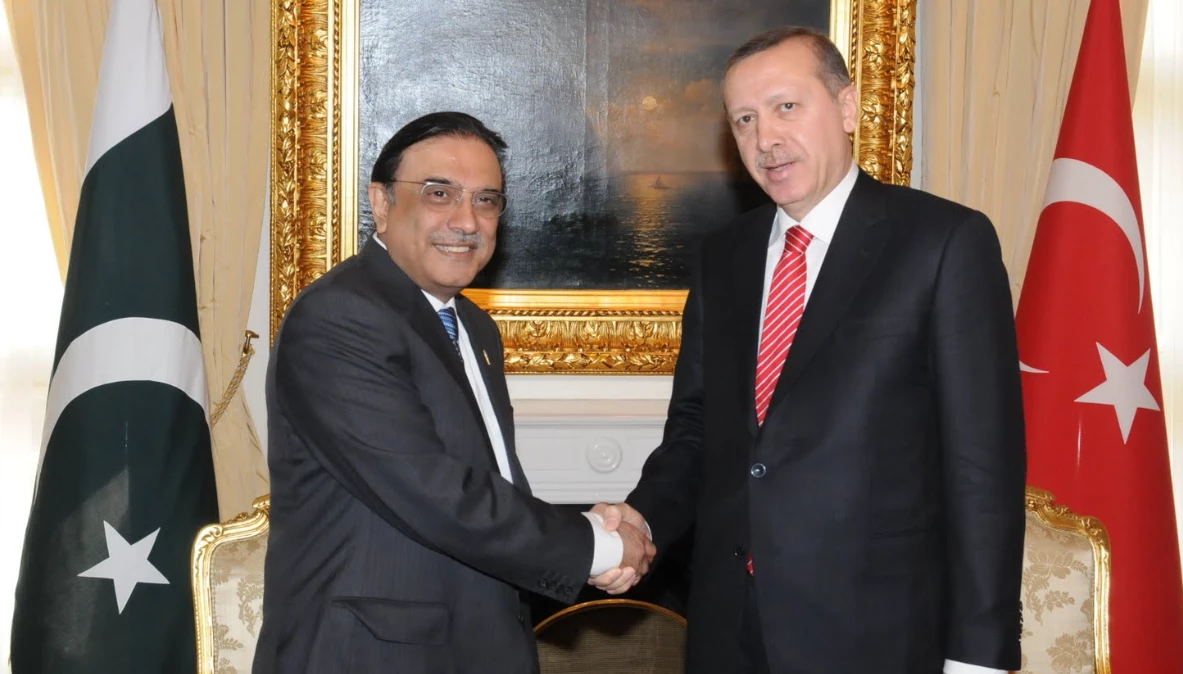 Turkish president Erodgan congratulates President Zardari on assuming office