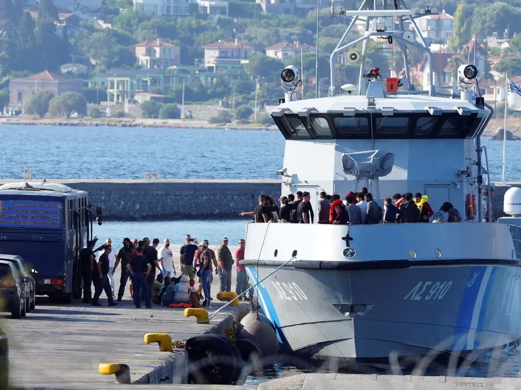 Over 90 migrants land on Greek island: coastguard