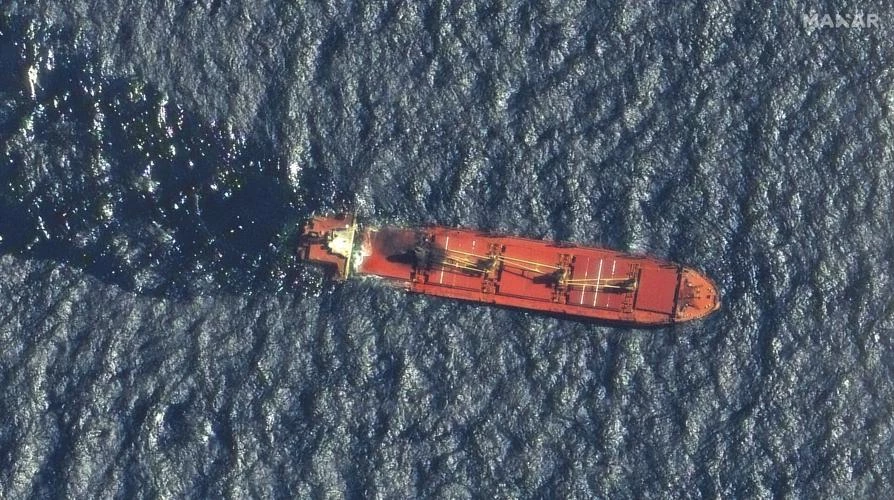 Missile hits merchant ship off Yemen as rebels threaten wider campaign