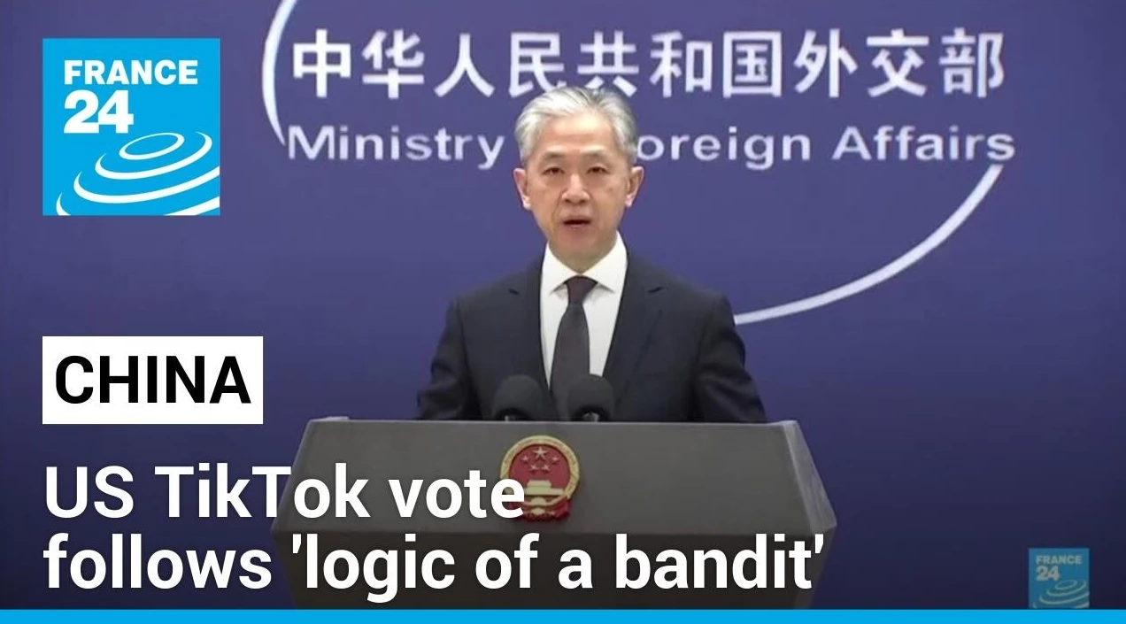 US TikTok vote follows 'logic of a bandit'