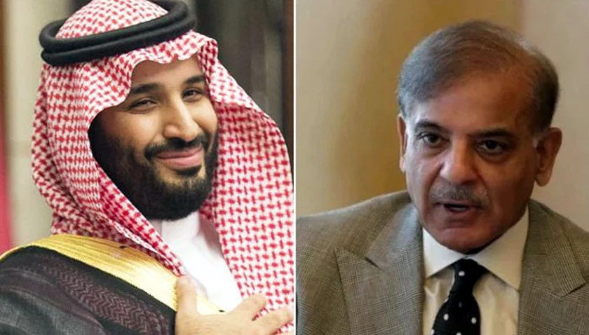 Saudi Crown Prince congratulates PM Shehbaz during phone call