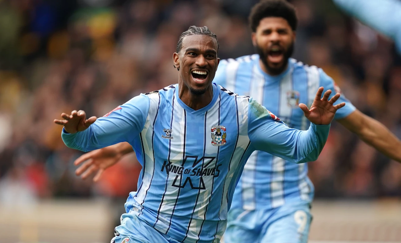 Coventry stun Wolves to reach first FA Cup semi-final since 1987