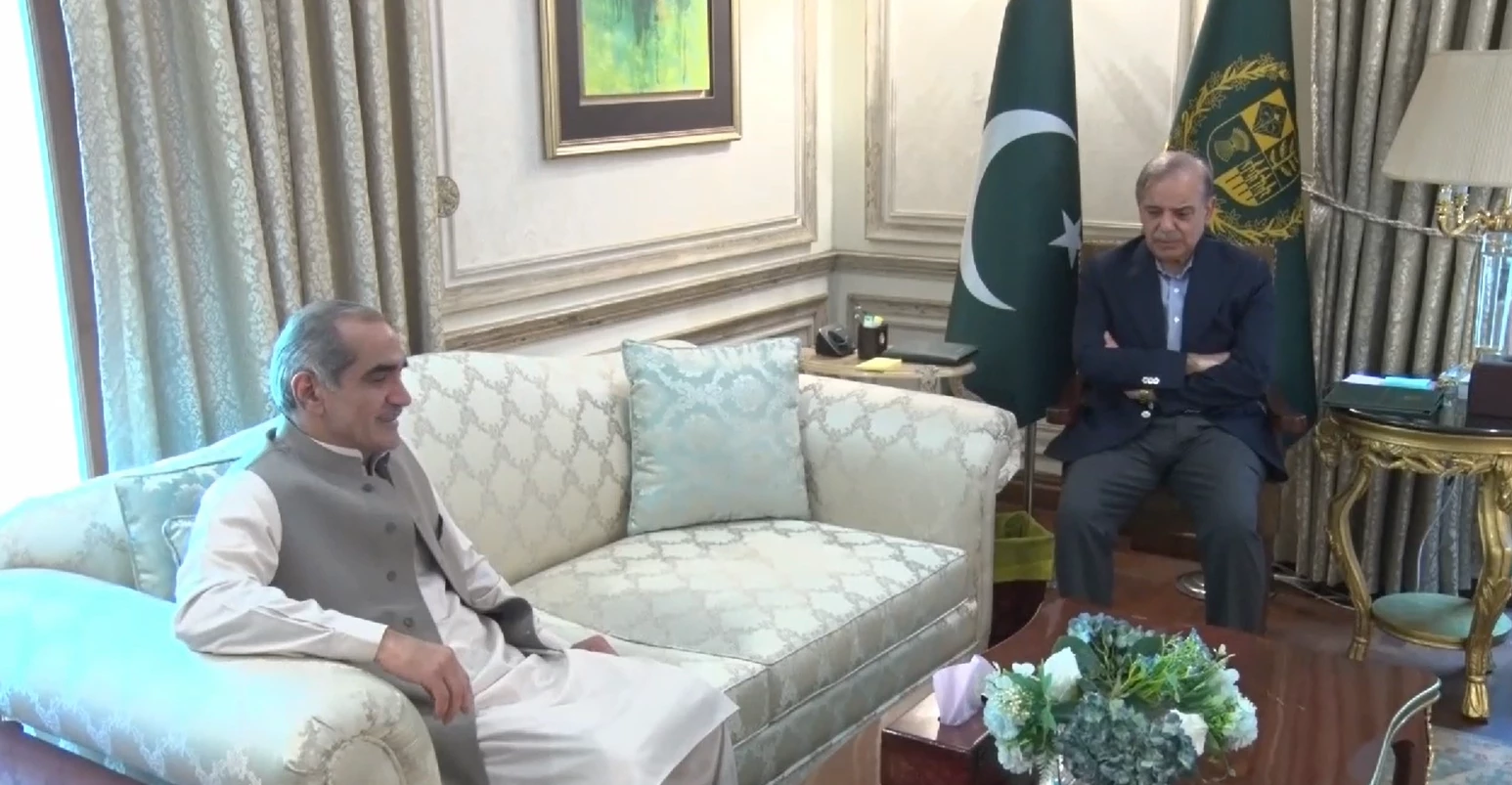 Saad meets Shehbaz