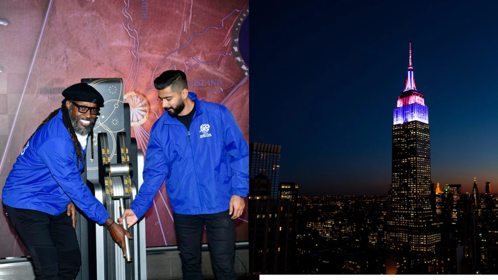 Cricket lights up New York's Empire State Building to launch 'Out of this World' ICC Men's T20 World Cup 2024 Trophy Tour