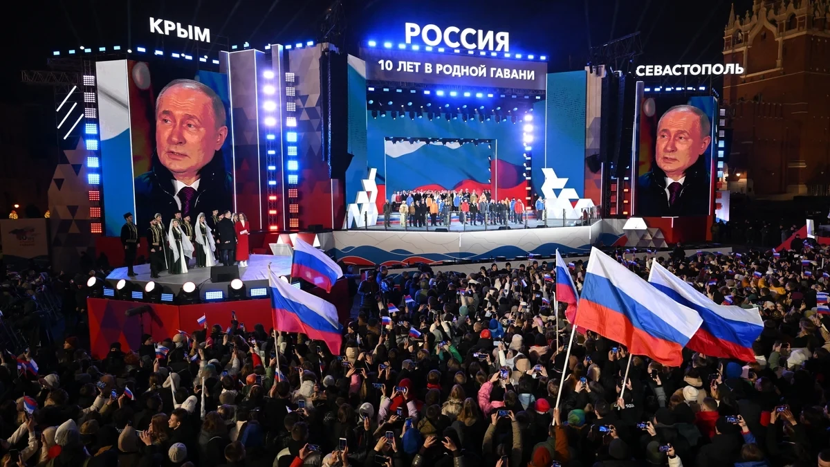 Putin addresses Red Square crowd after election win blasted by West