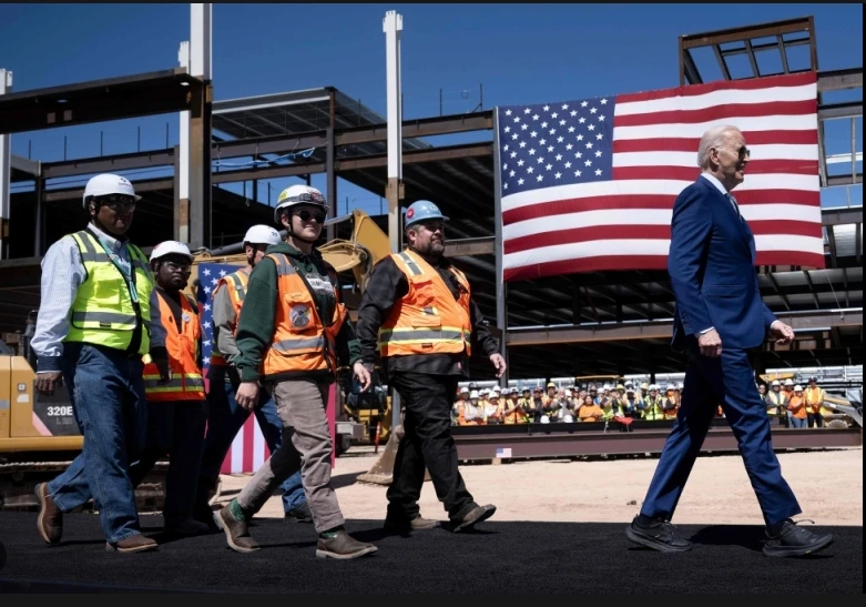 Biden unveils almost $20b for Intel to boost US chip production