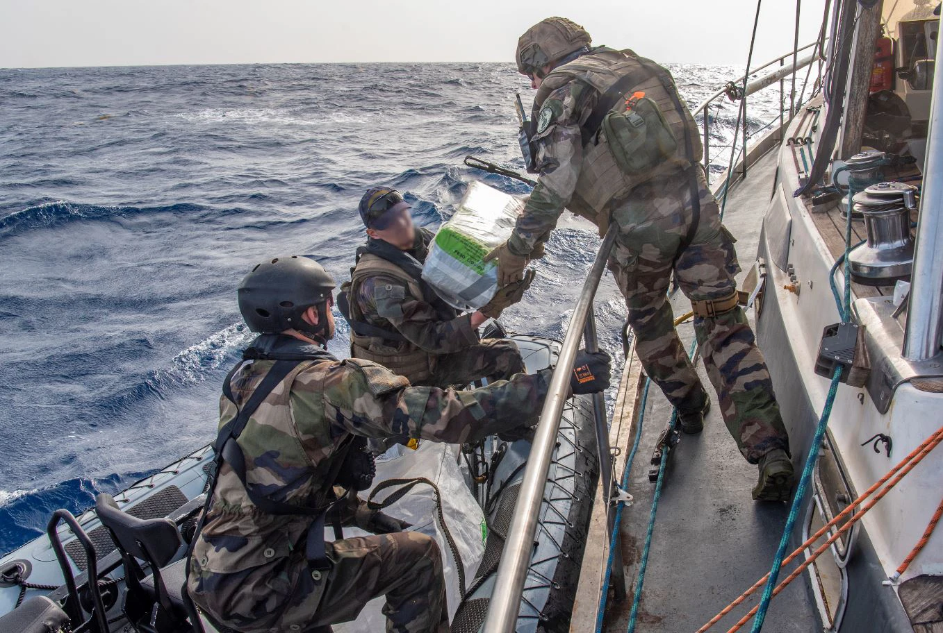 French navy seizes 10.7 tonnes of cocaine off African coast