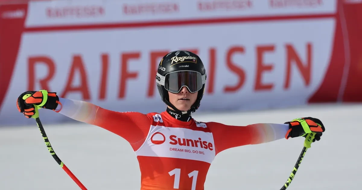 Huetter ousts Gut-Behrami to win World Cup downhill crown