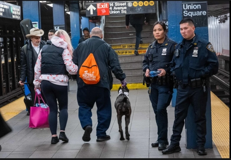 Man dies after being pushed onto New York subway tracks