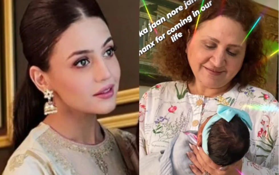 Asma Abbas shares heartwarming moments with Zara’s newborn Noor-e-Jahan