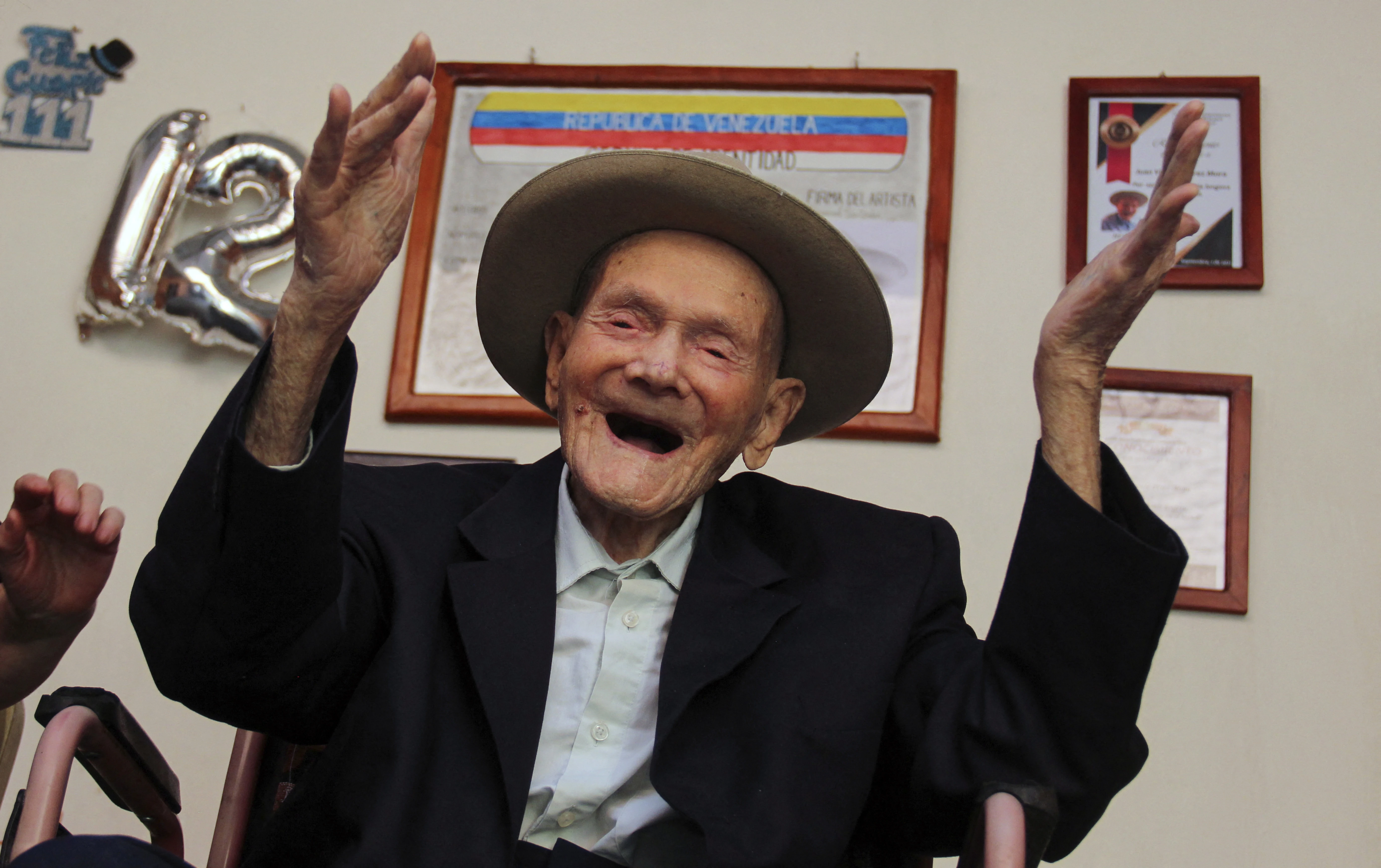 World’s oldest man dies at 114 in Venezuela