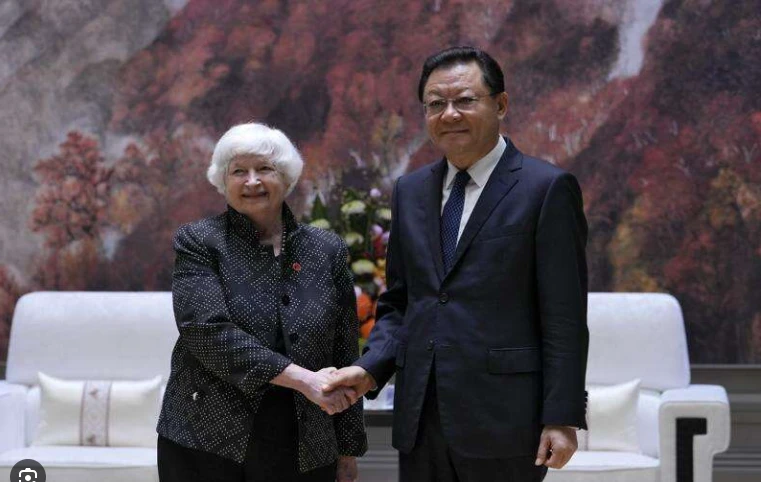 Yellen in China calls for 'level playing field' for US firms