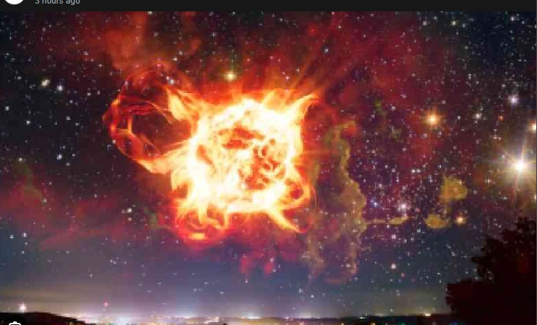 Huge star explosion to appear in sky in once-in-a-lifetime event