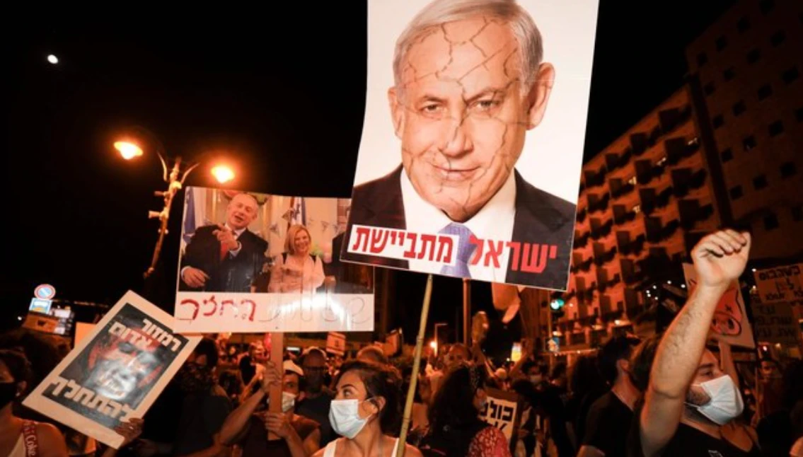 Israelis rally against Netanyahu as Gaza war reaches half-year mark