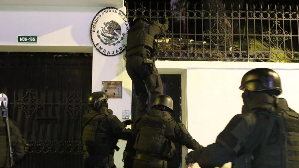 Mexico cuts ties with Ecuador after embassy storming in Quito